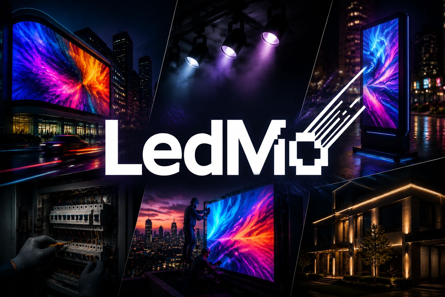 LED екран за дигитална реклама